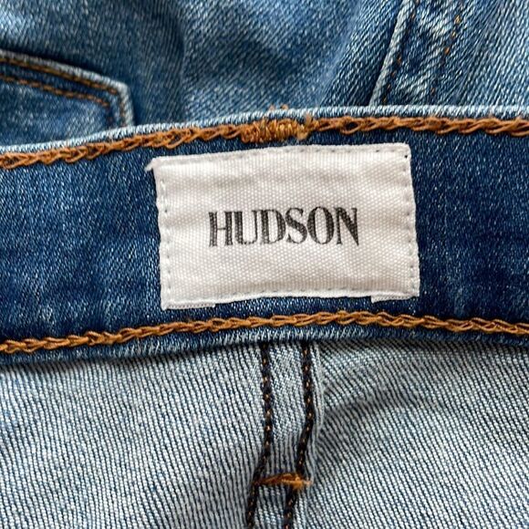 Hudson Vivid Blue Denim/Jean Mini Skirt. Size 26. - Picture 12 of 15